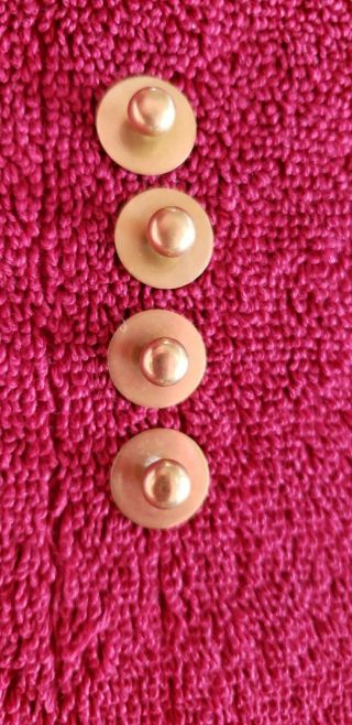 COMPLETE SET OF FOUR VINTAGE TIFFANY & CO.  SOLID 18K YELLOW GOLD TUXEDO STUDS 2