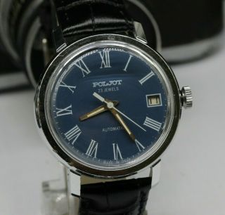 Vintage Unique Poljot 23 Jewels Mechanical Automatic Ussr Soviet Watch 2616.  2h