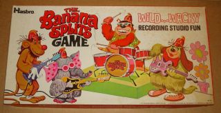 Hasbro The Banana Splits Vintage Board Game Wild And Wacky Recording Studio