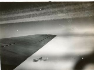 Org Wwii Photo: Us B - 17 Bombers En Route To Target,  Eto