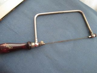 Vintage Millers Falls Tools 7 " Coping Saw No.  42 With Ball Bearing Antique Tool