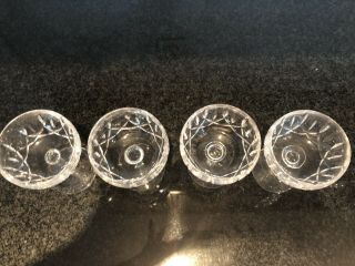 WATERFORD VINTAGE Set Of 6 Crystal Kildare sherbert champagne glasses 5 1/4 