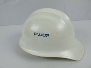 Vintage FLUOR Corp.  E.  D.  Bullard Hard Hat Alaska Ironworkers Hard Boiled USA Hat 3
