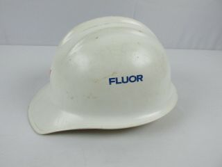 Vintage FLUOR Corp.  E.  D.  Bullard Hard Hat Alaska Ironworkers Hard Boiled USA Hat 4