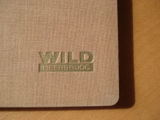 Vintage Wild Heerbrugg Hard Bound Engineers Survey Field Book 2