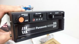 VINTAGE Panasonic Car Auto 8 Track Tape Player Stereo CX - 385 EU 6