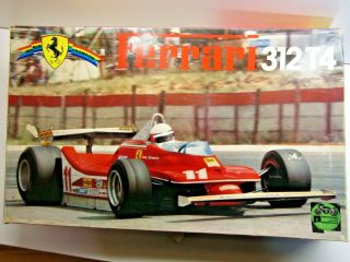 Protar Rare Vintage 1/12 Scale Ferrari 312 T4 F1 Model Kit Scheckter/villeneuve