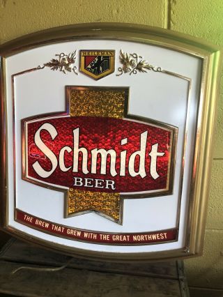 Vintage Schmidt Beer Motion Light Sign