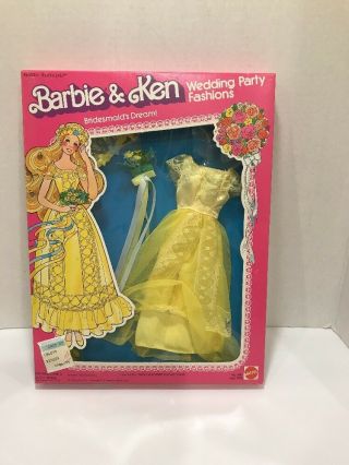 Mattel 1417 Barbie 1979 Wedding Party Fashions Bridesmaids Dream Vintage Clothe