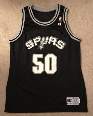David Robinson San Antonio Spurs Champion Jersey 44 Large Vintage Nba Basketball