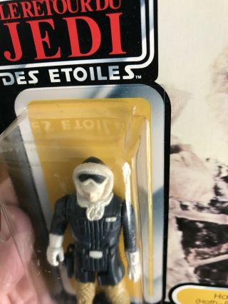 Star Wars Trilogo Han Solo Hoth White Face MOC Rare Clear Bubble 12