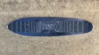 Vintage Skateboard Deck Banzai Rare Road Rider Sims Logan