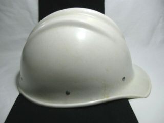 Vtg ED BULLARD 502 FIBERGLASS HARD HAT IRONWORKER 5