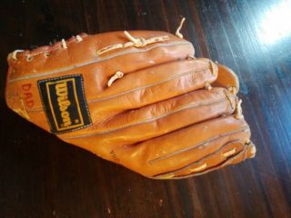 Vintaged Wilson Baseball Glove A2000 - XLC snap action grip - tite pocket pro - back 2