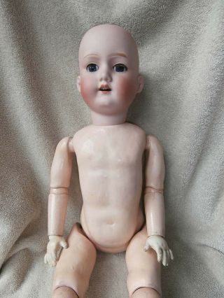 Antique Mb Morimura Brothers Japan Bisque Head Doll 24 "