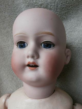 Antique MB Morimura Brothers Japan Bisque Head Doll 24 