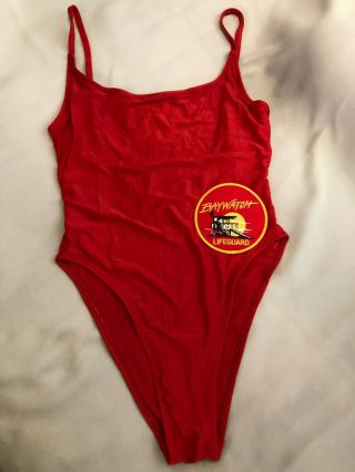 Rare Authentic Baywatch Red Women’s Swimsuit From Tv Show - - Iconic