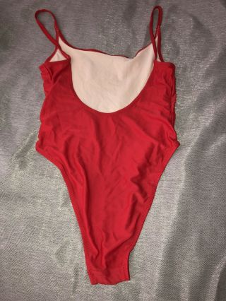 RARE AUTHENTIC BAYWATCH RED WOMEN’S SWIMSUIT FROM TV SHOW - - ICONIC 2