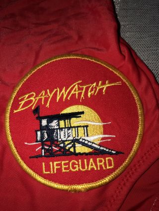 RARE AUTHENTIC BAYWATCH RED WOMEN’S SWIMSUIT FROM TV SHOW - - ICONIC 4
