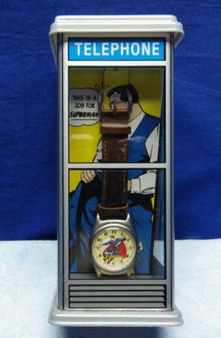 Vintage Superman Collectors Watch Fossil 1993