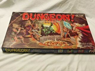 1980 Vtg Dungeon Fantasy Board Game Tsr Hobbies Role Play Rpg Dragons