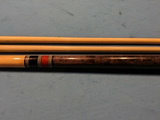 Unusual Joss wrapless pool cue 2 orig shafts - TRULY RARE ONE OF JUST A FEW MADE 4