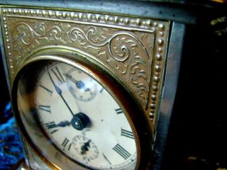 Vintage - K C Co Germany - FMS Mauthe - Carriage Clock - Music Box Alarm - 11