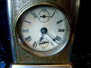 Vintage - K C Co Germany - FMS Mauthe - Carriage Clock - Music Box Alarm - 2