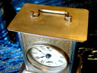 Vintage - K C Co Germany - FMS Mauthe - Carriage Clock - Music Box Alarm - 5