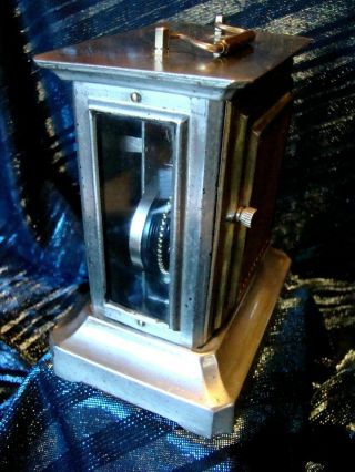 Vintage - K C Co Germany - FMS Mauthe - Carriage Clock - Music Box Alarm - 7