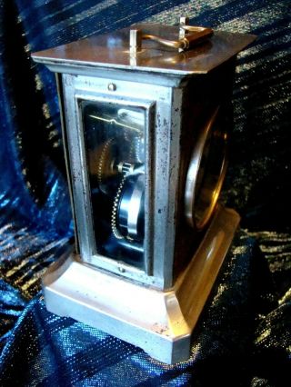 Vintage - K C Co Germany - FMS Mauthe - Carriage Clock - Music Box Alarm - 8