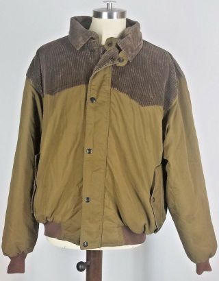 Remington Vintage Shooting Coat Hunting Brown Jacket Corduroy Men 