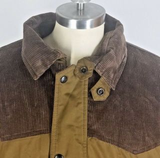 Remington Vintage Shooting Coat Hunting Brown Jacket Corduroy Men ' s XL 2