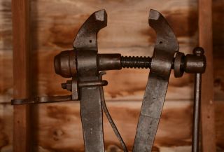 Vintage ARTHUR J O ' LEARY Blacksmith Post Vise Tool 4 
