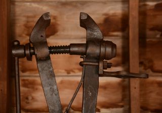 Vintage ARTHUR J O ' LEARY Blacksmith Post Vise Tool 4 