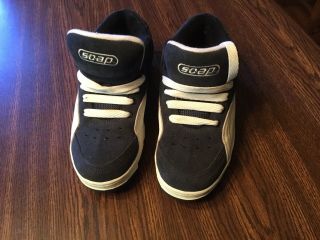 Vintage 1998 Leather Soap Sneakers Men’s Size 9