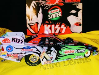 Nhra Tony Pedregon 1:24 Diecast Nitro Funny Car Kiss Vintage Drag Top Fuel