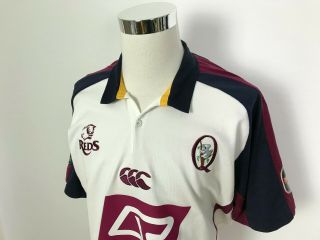 Vintage Canterbury Mens Queensland Reds Rugby Union Jersey Size XXL 3