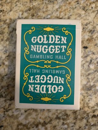 Rare Tax Stamp Deck Golden Nugget Las Vegas Casino Playing Cards 3