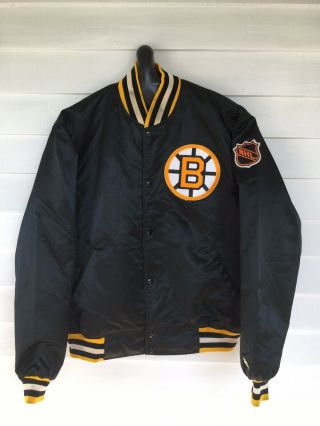 Vintage Boston Bruins Starter Jacket Xxl Made In Usa Haven Ct Nhl Hockey