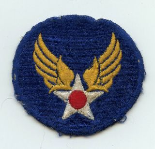 Ww2 United States Army Air Force Patch,  Rare German Made