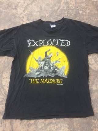 Vintage Exploited T - Shirt Size Xl