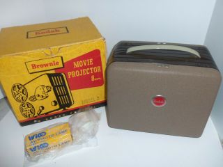 Vintage Kodak Brownie 8mm Movie Projector Model 2 With F/2 Lumenized Lens