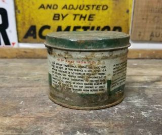 Vintage Texaco Plastic Asbestos Roof Cement 1 Pound Grease Oil Can 3