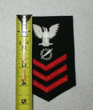 Navy DP CPO First Class Rating Badge Position Patch 3