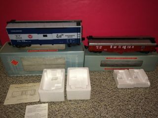 Vintage Rea G - Scale Train Cars,  Cb & Q Burlington Gondola,  40 