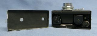 Rare Vintage Steky Model III Mini Subminiature Spy Camera 16mm w/ Leather Case 5