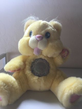Vintage Twinkle Bears Plush Yellow 10 " Teddy 1995 Fantasy Ltd Lights Up
