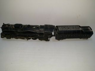 Vintage Lionel 726 RR Locomotive & 2046W Tender parts as - is 2