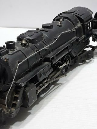 Vintage Lionel 726 RR Locomotive & 2046W Tender parts as - is 4